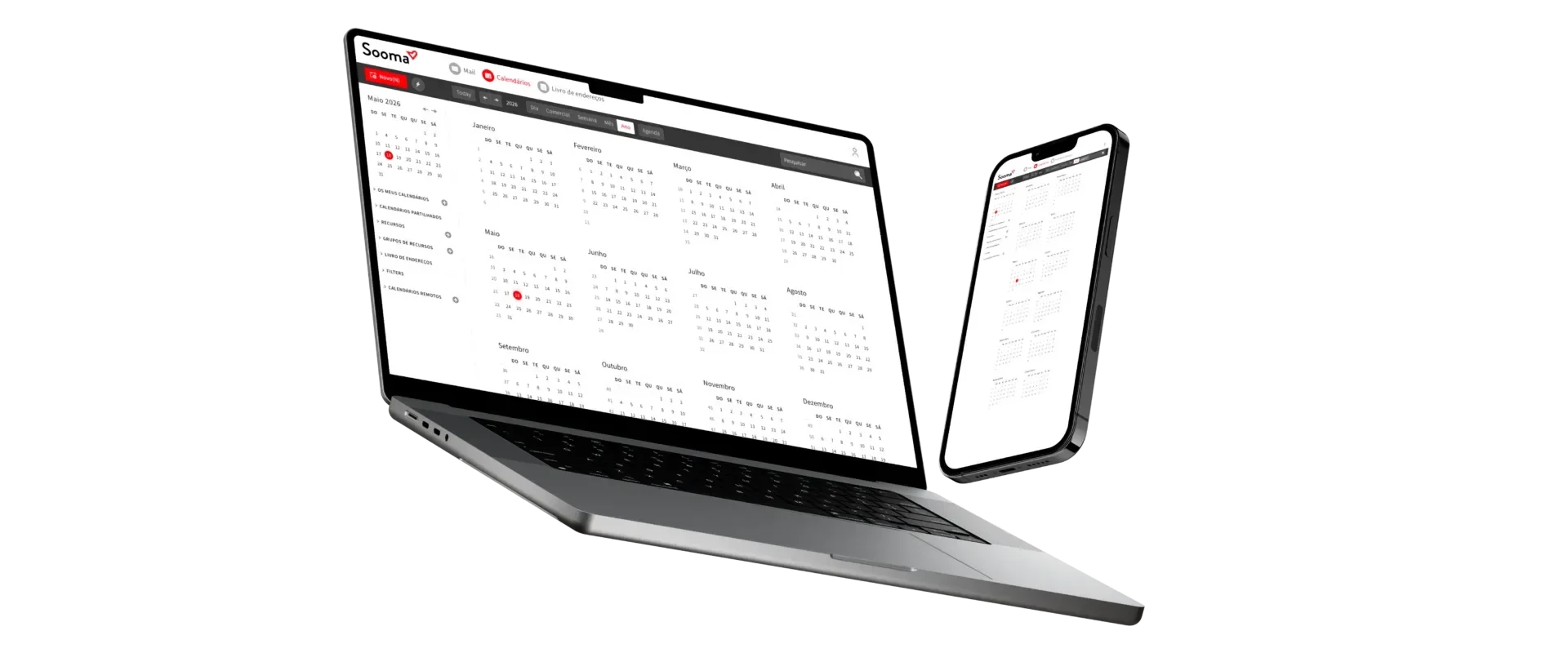 calendário sooma